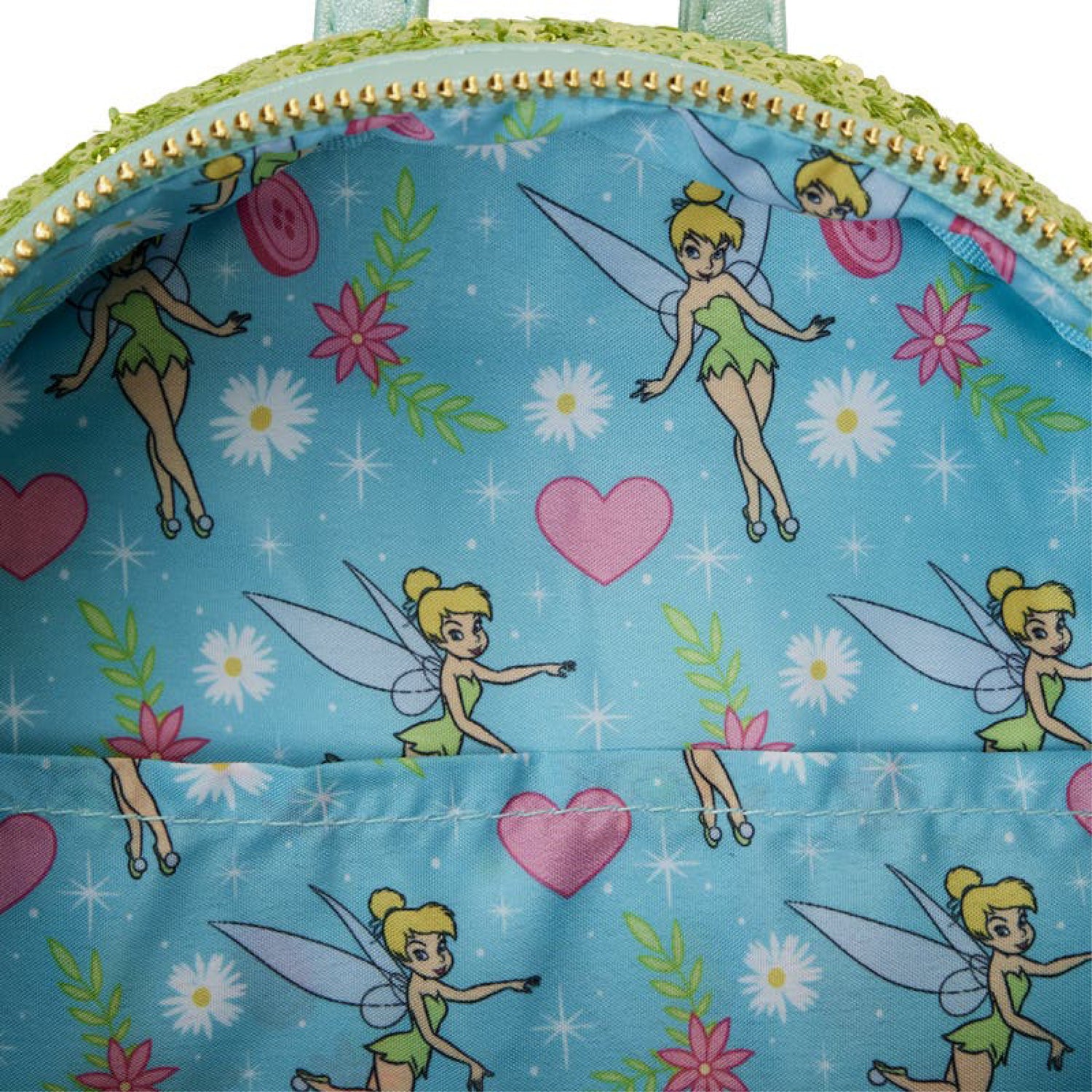 Tinker Bell Sequin Mini Backpack - Rare - Peter Pan