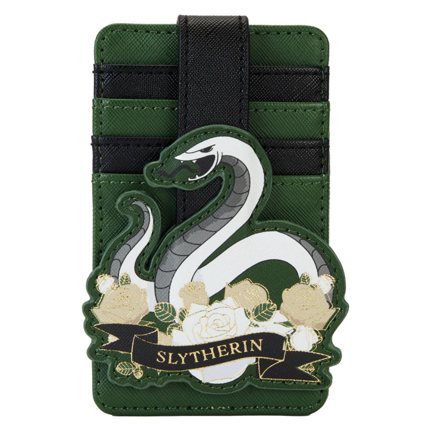 Slytherin House Floral Tattoo Wallet - Harry Potter